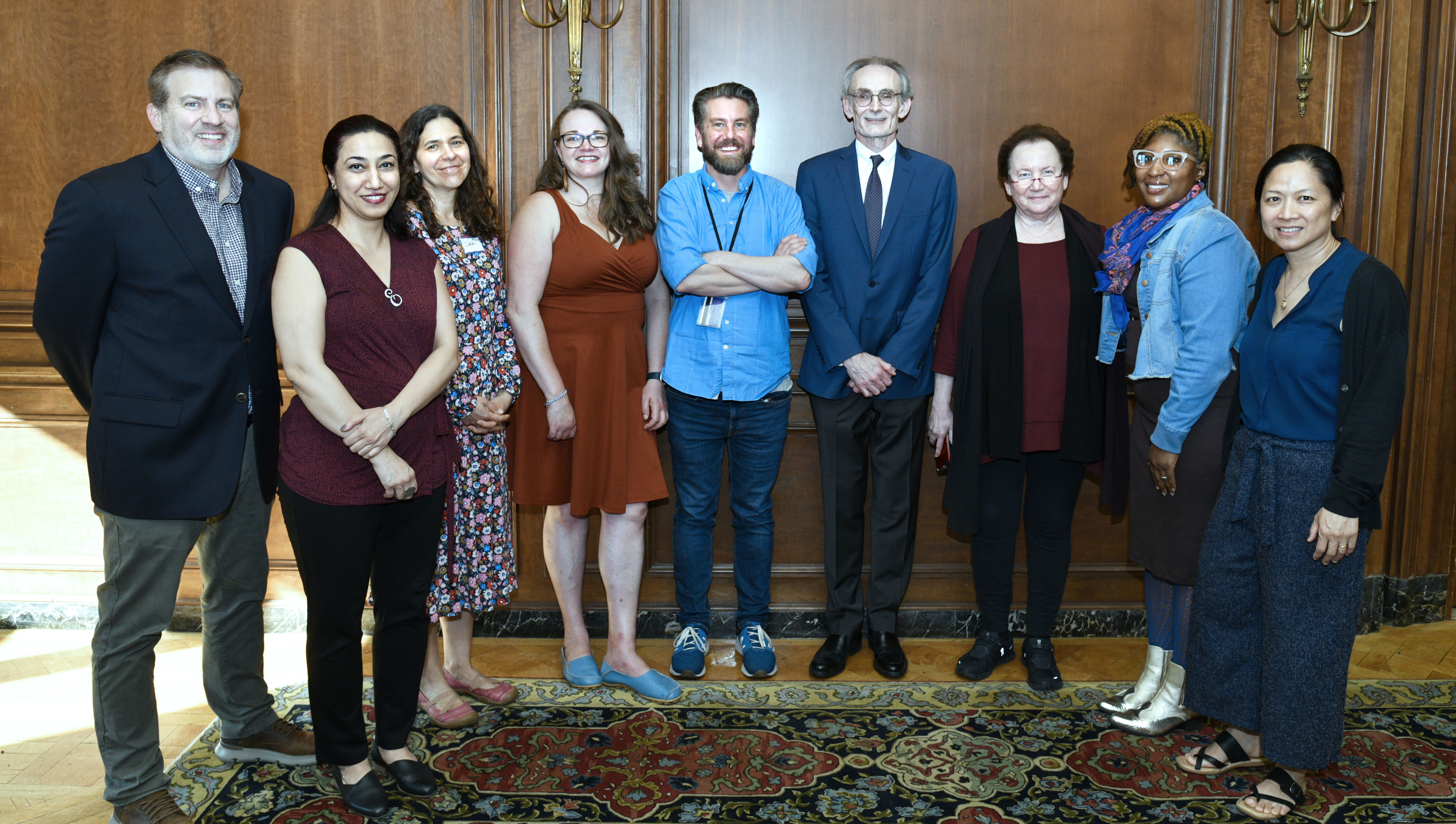 Global Health Studies faculty and staff gathered during the twentieth anniversary celebration